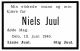 Dødsannonse Niels Øivind Isdahl Juul