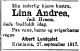 Dødsannonse Lina Andrea Lundquist
