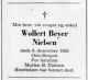 Dødsannonse Wollert Andreas Beyer Nielsen