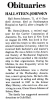 Obituary Hall Steen-Johnsen
