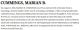 Obituary Marian Beatrice Cummings
